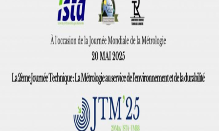 Journée Technique de la Métrologie-JTM’25- Le 20 Mai 2025-Bibliothèque Centrale- Université de M’Hamed Bougara Boumerdès
